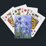 Baralho Írisos de Claude Monet Bicicletas Jogando Cartões<br><div class="desc">Írisos de Claude Monet Bicicletas Jogando Cartões</div>