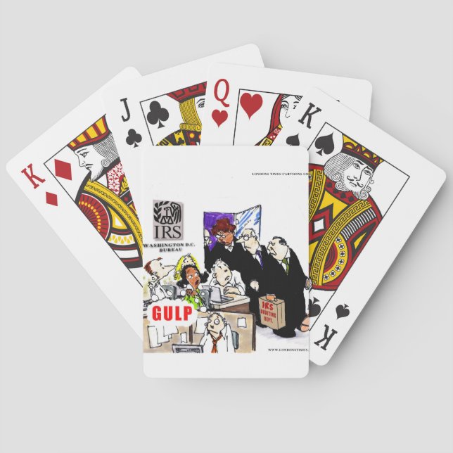 Baralho IRS Audits IRS Funny (Verso)