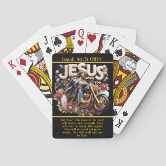 Baralho Isaiah 40:31 Corrida da Arte Faith AI