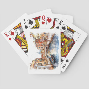 Baralho Itália Jogando Cartões
