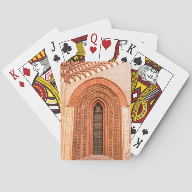 Baralho Janela de cartas de pôquer em estilo gótico (Verso)