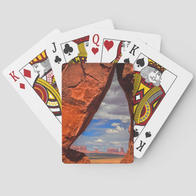Baralho Janela de rocha para o Monument Valley, AZ (Verso)