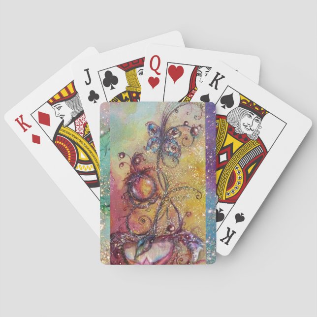 BARALHO JARDIM DE SOMBRA PERDIDA PLANTA DE BORBOLHA MÁGICA (Verso)