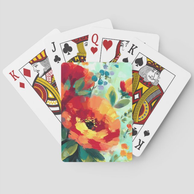 Baralho Jardim Floral Bloom Vibrant (Verso)