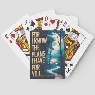 Baralho Jeremiah 29:11 Porque eu sei os planos que tenho p