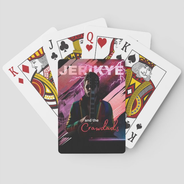 Baralho Jerikye e os Crawdads jogando cartas (Verso)
