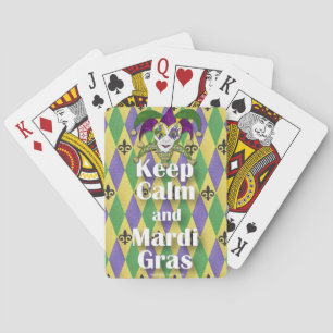 Baralho Jester Mask Keep Calm e Mardi Gras