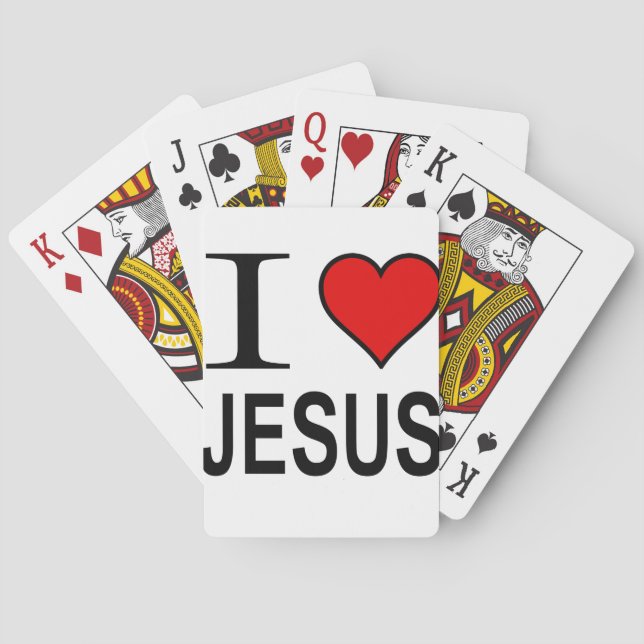 Baralho Jesus presentes que amo Jesus (Verso)