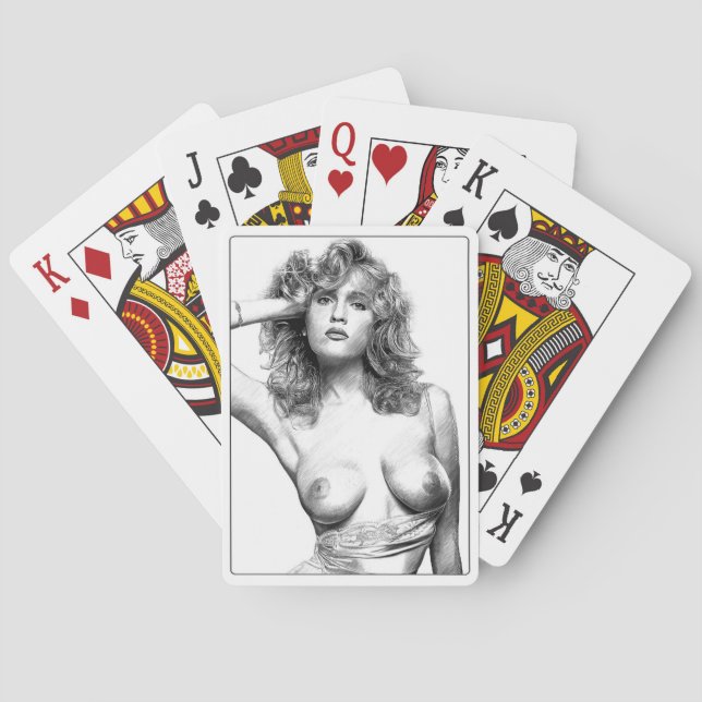 Baralho Jeu de cartes ,féminin topless (Verso)