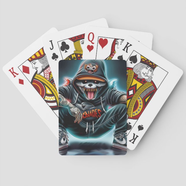 Baralho Jeux de carte Rap Série 1-4 (Verso)