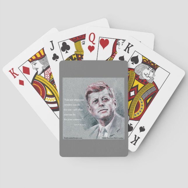 Baralho JFK & Citação (Verso)