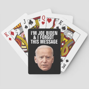 BARALHO JOE BIDEN FUNNY ESQUECEU ESTA MENSAGEM JOGANDO CAR