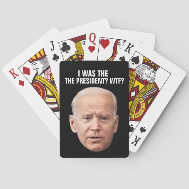 BARALHO JOE BIDEN FUNNY PLAYCARDS (Verso)