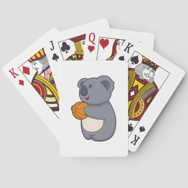 Baralho Jogador de basquete Koala (Verso)