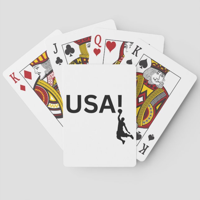 Baralho jogador de basquetebol americano (Verso)