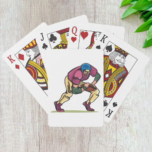 Baralho Jogador de futebol Gridiron