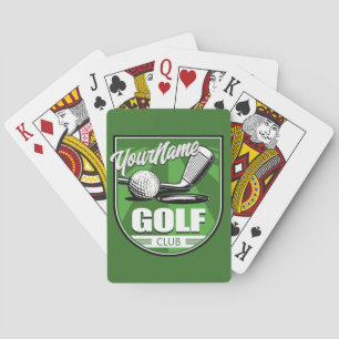 Baralho Jogador de Golfe Personalizado