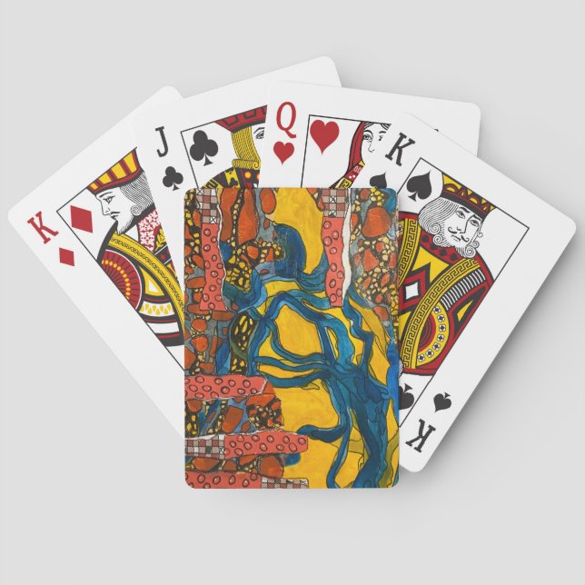 Baralho Jogando cartas (Verso)