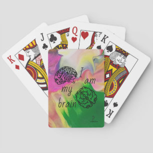 Baralho Jogando Cartões (Clássico) "Eu sou meu brião."