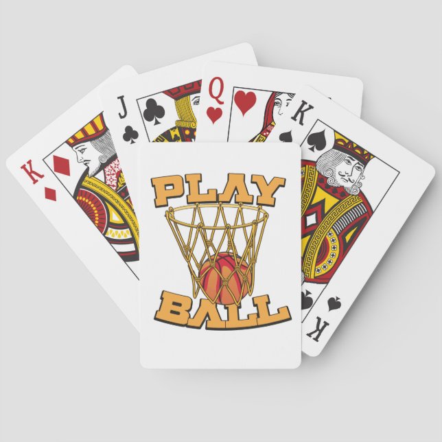 Baralho Jogar Basquetebol. (Verso)