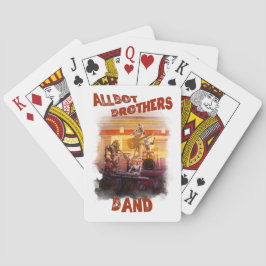 Baralho jogar cartas com a Banda Allbot Brothers