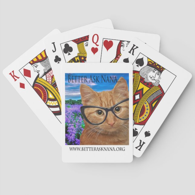 Baralho jogar cartas é melhor perguntar à nana (Verso)