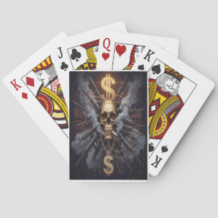 Baralho jogar duro cartas