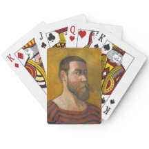 Jogo de Poker da Família Arte Vintage Encantada