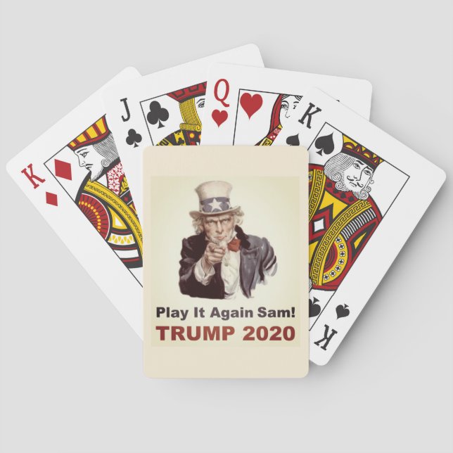 Baralho Jogo do trunfo 2020 ele outra vez Sam popular (Verso)