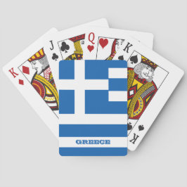 Baralho Jogos de Bandeira da Grécia, Cartões de Grécia