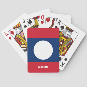 Baralho Jogos de Bandeira do Laos