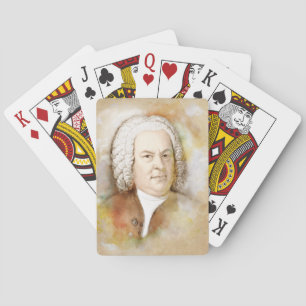 Baralho Johann Sebastian Bach Portrait em beige