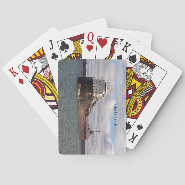 Baralho John D. Leitch jogando cartas (Verso)