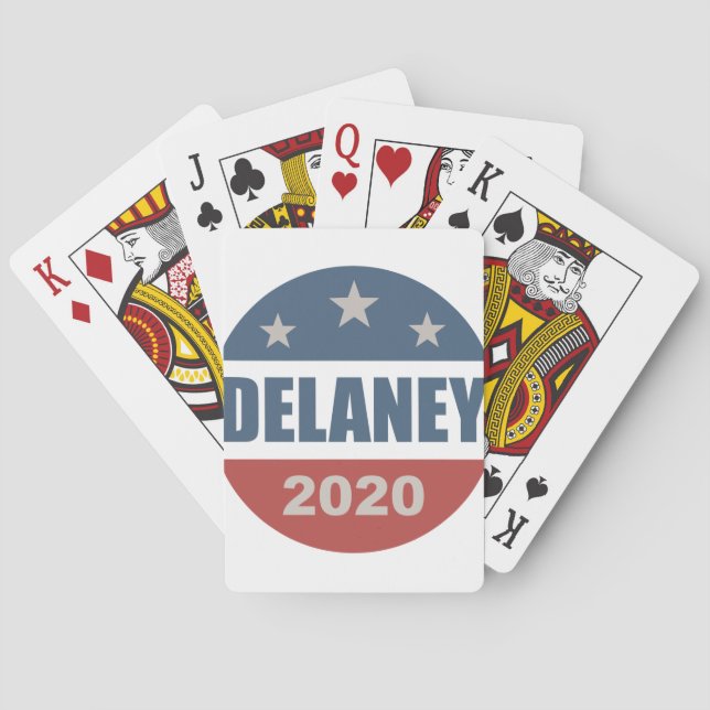 Baralho John Delaney 2020 para o presidente (Verso)