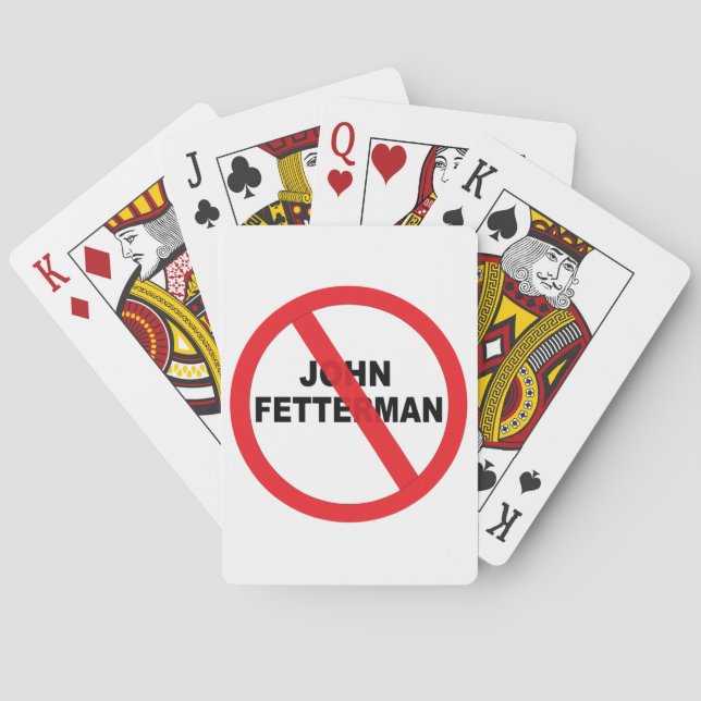 Baralho John Fetterman Danger (Verso)