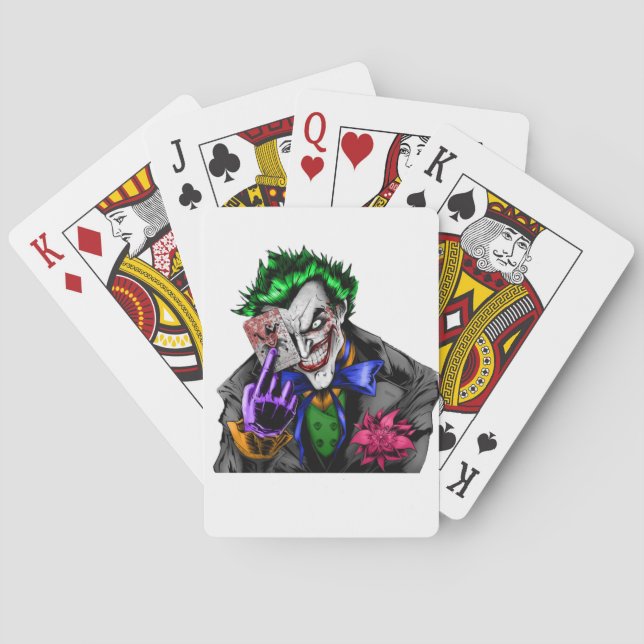 Baralho Joker de cartas de jogo bem projetado (Verso)