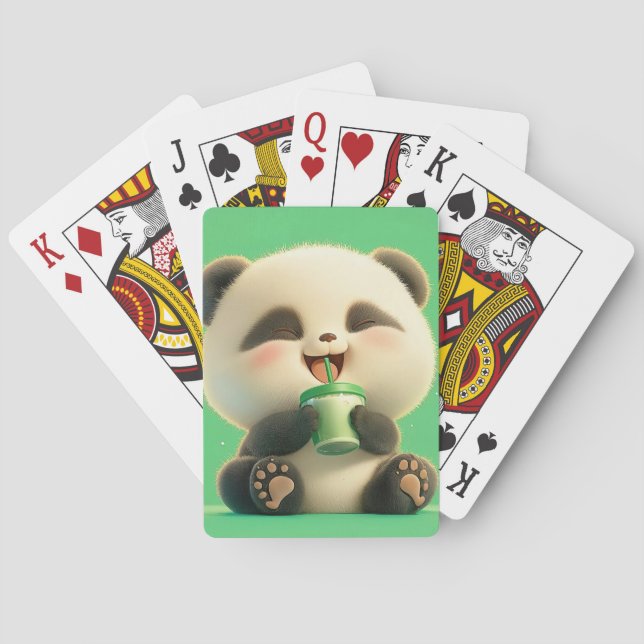 Baralho Joyful Panda: Refrescando Break (Verso)