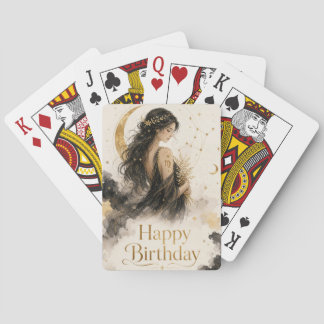 Baralho Jungfrau Happy Birthday Aquarell Design