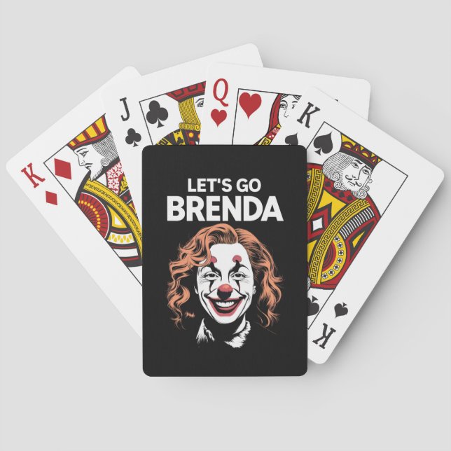 Baralho Kamala Clown Vamos Go Brenda (Verso)