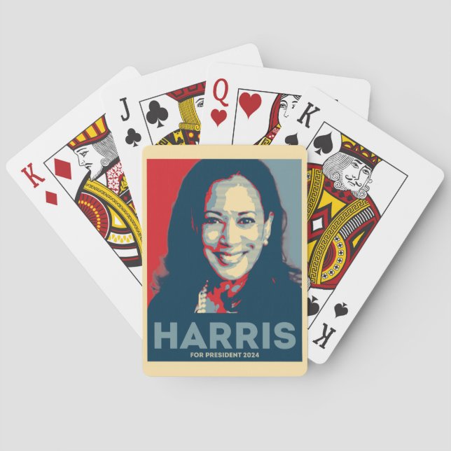 Baralho Kamala Harris Para O Presidente 2024 - Esperança (Verso)