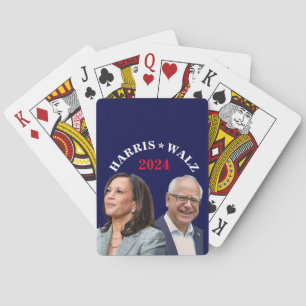 Baralho Kamala Harris Walz Foto - Presidente Vice Fotos