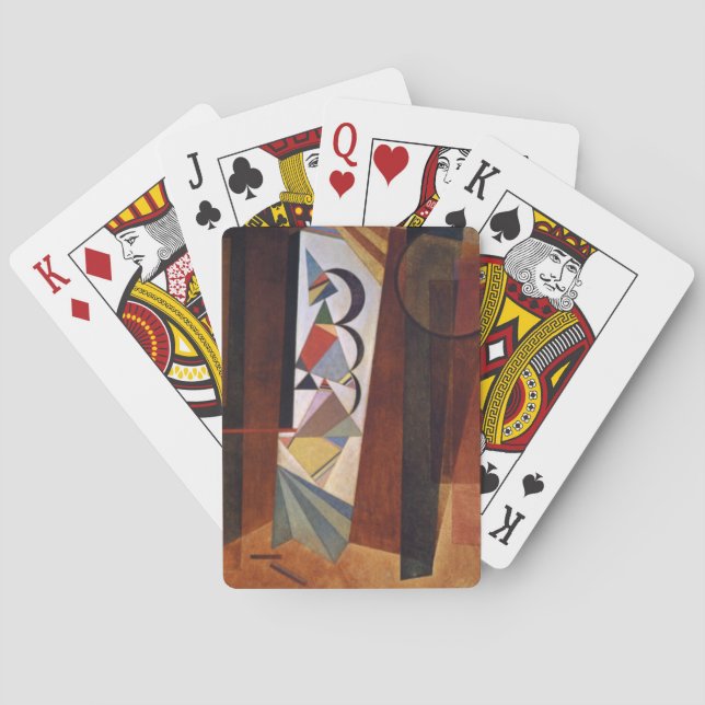 Baralho Kandinsky Development in Brown Abstrato Painting (Verso)