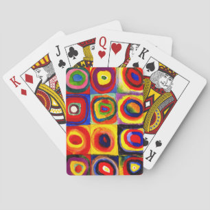 Baralho Kandinsky Farbstudie Quadrate Esquadra Círculos de