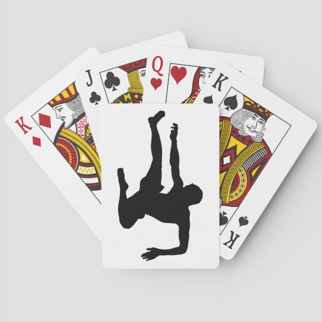 Baralho Karate Silhouette Kick (Verso)