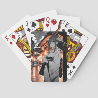 Baralho KAWAII Japanese Girl Card games