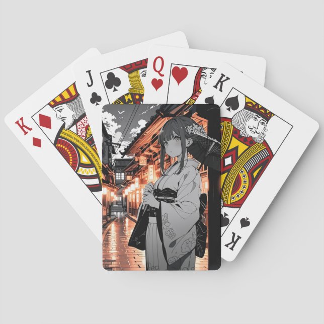 Baralho KAWAII Japanese Girl Card games (Verso)