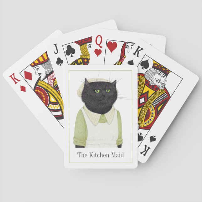 Baralho KITCHEN MAID CAT Plards + Texto (Verso)