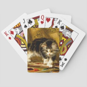 Baralho Kitten com pintura e escovas