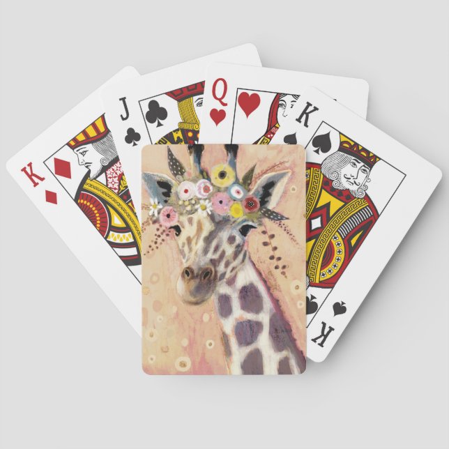 Baralho Klimt Giraffe | Adornada Em Flores (Verso)