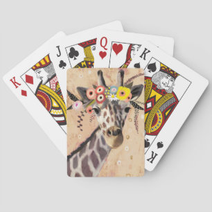 Baralho Klimt Giraffe  Coroa De Flores
